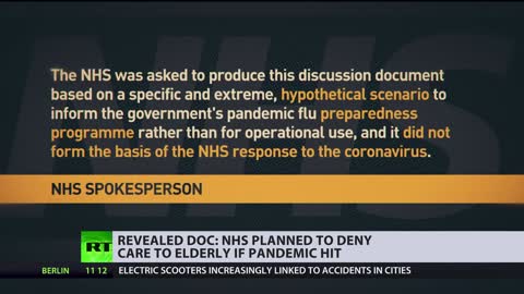 Who should and who shouldn’t? UK’s NHS had a draft plan to deny care to elderly people