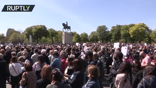 Thousands rally in Paris demanding trial for killer of Jewish woman Sarah Halimi