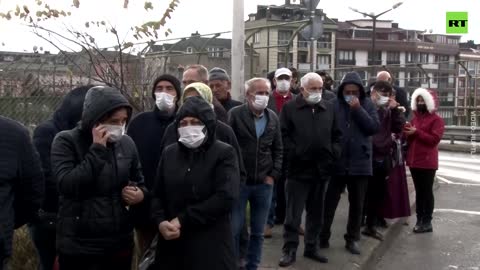 LINES for cheap bread in Istanbul as Turkish lira hits historic low