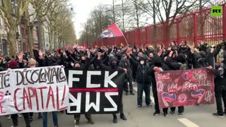 Scuffles erupt at Eric Zemmour protest in France’s Lille