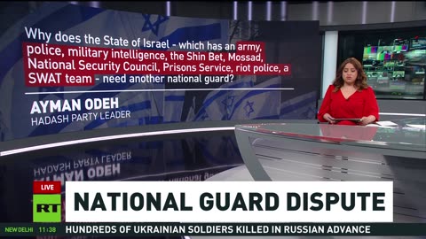 National Guard creation plans spark controversy in Israel