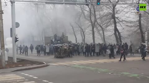 Scale of Almaty riots: TV channel building, cars set on fire amid brutal protests