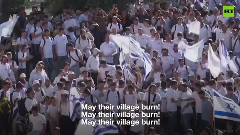 ‘D**th to Arabs!’ – defiant Israelis march through Palestinian neighborhood