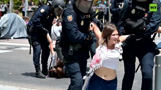 Pro-Palestine protesters removed from university’s premises in Madrid