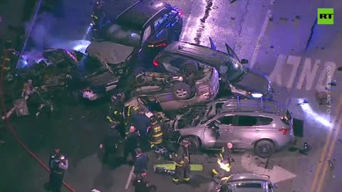 Car hits seven other vehicles in deadly crash in Chicago