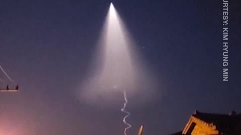 UFO-like rocket test alarms South Koreans