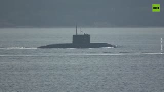 Russian Fleet Submarine Passes Dardanelles for Drills in the Black Sea