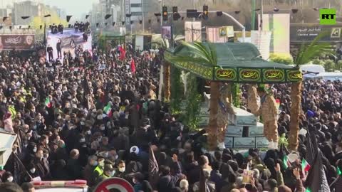 Mass funeral held in Tehran for victims of Iran-Iraq War