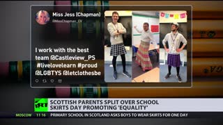 Scottish school asks boys to wear skirts for 'equality' day