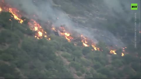 Wildfire north of Los Angeles prompts evacuations