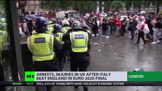 Euro 2020 | Arrests & injuries in UK after Italy beats England in finals