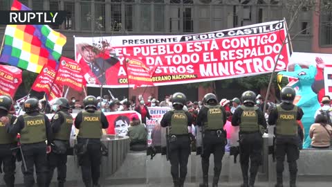 Clashes erupt in Lima as Peruvian Congress postpones confirmation vote on country’s new cabinet