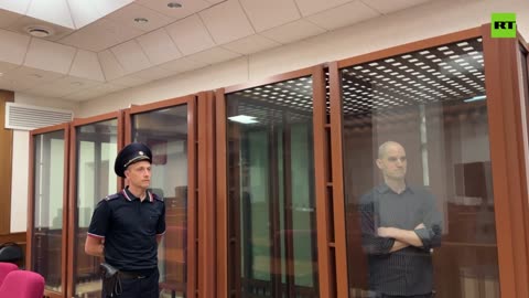 US journalist Evan Gershkovich appears in Russian court for start of spy trial