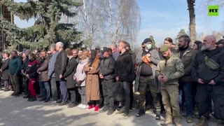 Farewell ceremony held for Russian military blogger killed in St. Petersburg blast