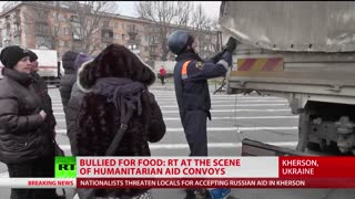 Bullied for food | Nationalists force Ukrainians to choose between aid or land