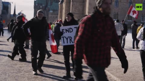 Ottawa’s Parliament Hill Packed with ‘Freedom Convoy’ Protesters for 2 Days Straight