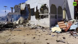 Horrific aftermath of Somalia car bomb explosion that killed 8