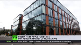 Russia slams Apple with $12mn fine for ‘anti-competitive’ policy
