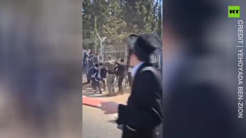 Israeli Ultra-Orthodox protesters storm military recruitment base