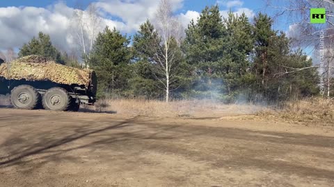 Column movement of Russian Armed Forces