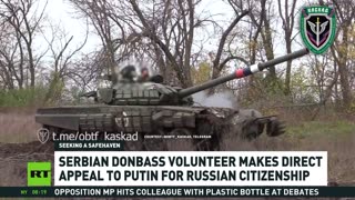 Can’t go back | Serbian volunteer in Donbass appeals to Putin for citizenship
