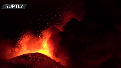 No rest for Mt. Etna as it continues to spew ash and lava