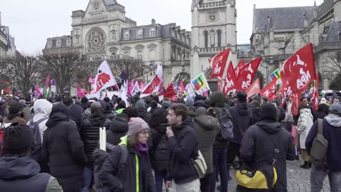 Paris protests against Macron's immigration law France