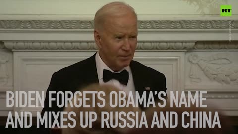 Biden forgets Obama’s name and mixes up Russia and China