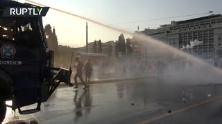 Greek police deploy tear gas against COVID-policy protesters