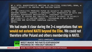 West Broke Its 'No NATO Expansion' Promise of 1990 – Moscow