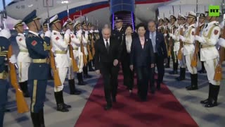 Putin arrives in Beijing for talks with President Xi