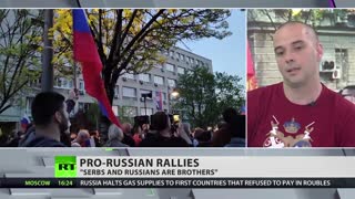 'Serbs and Russians are brothers' – pro-Russian rally leader