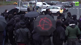 Bavarian police scuffle with Antifa at counter-demo