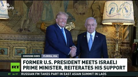 Trump meets with Netanyahu, reiterates support for Israel