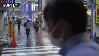 Typhoon Mindulle brings heavy rain and wind to Tokyo