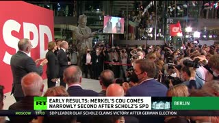 Preliminary results: Merkel's CDU comes narrowly 2nd after Scholz's SPD