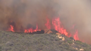 Palisades fire burns through LA County
