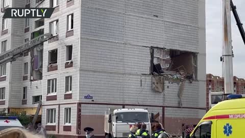 Gas blast leaves at least five injured, partially destroys apartment block in Noginsk, near Moscow