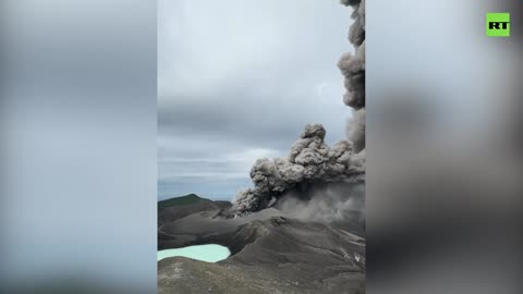 Kuril's Ebeko volcano spews massive ash clouds