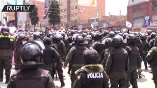 Explosives vs tear gas as coca farmers clash with police