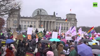 Massive rally in Berlin against right-wing extremism and AfD