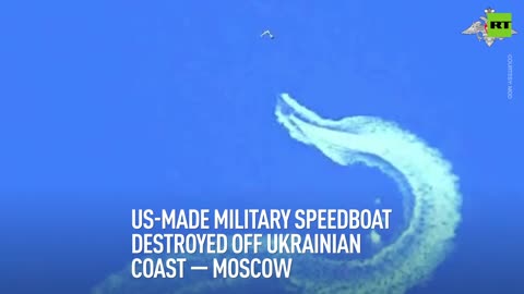 US-made military speedboat destroyed off Ukrainian coast – Moscow