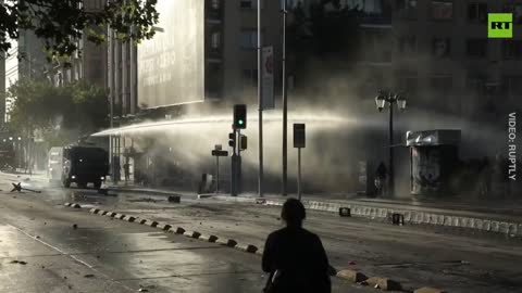 Clashes, water cannons in action as Chile’s Santiago sees protests over lithium tender