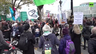 Extinction Rebellion London rally decries COP26 outcomes