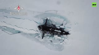1st time in history | 3 Russian nuclear submarines simultaneously emerge from under Arctic ice