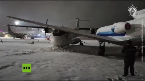 Two planes collide at Surgut Airport, Russia