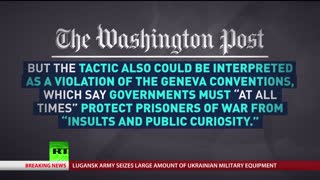 Geneva Convention violation | Ukrainian army filming war prisoners abuse