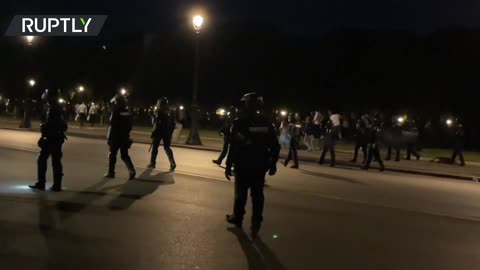 Past-curfew rave dispersed by police in Paris