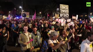 Protest in Tel Aviv as Israel imposes strict travel ban amid Omicron strain fears