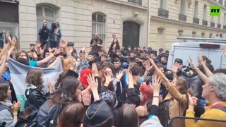 French police disperse pro-Palestine rally outside Paris university